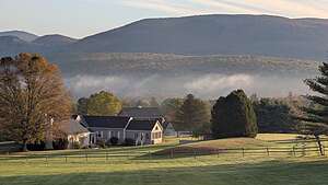 View from our balcony